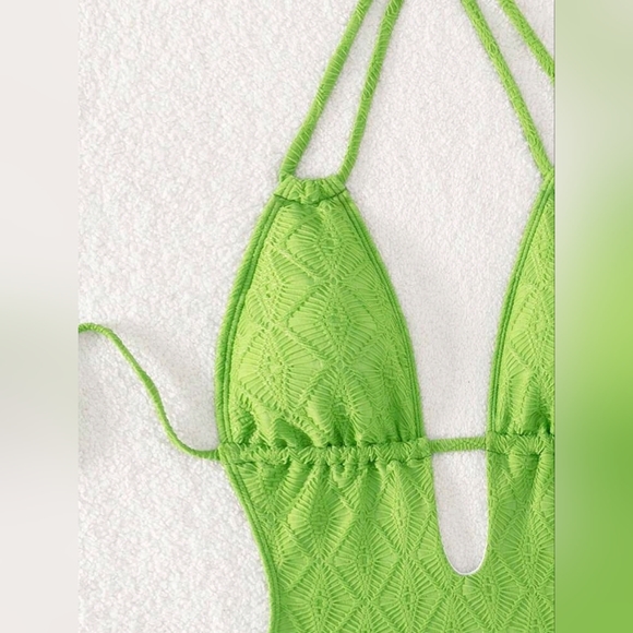 Halter One Piece Swimsuit - Picture 5 of 5